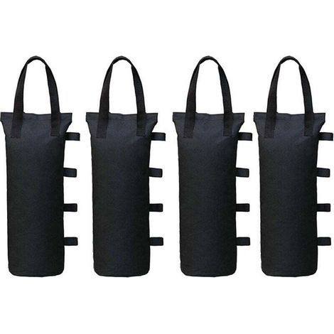 Sac de Contreventement - Tissu 600D PVC - 18 x 45 cm - Pour Auvent Tente Parasol - Charge Max 11,3 kg - Lot de 4 (1/5)