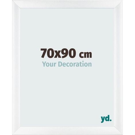yd. - Cadre photo 70x90 - Blanc Mat - MDF - Pisa (1/5)