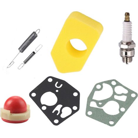 Kit de bougie d'allumage de filtre à air de joint de diaphragme de carburateur pour de nombreux petits moteurs Brighton, convient aux modèles 691859 692211