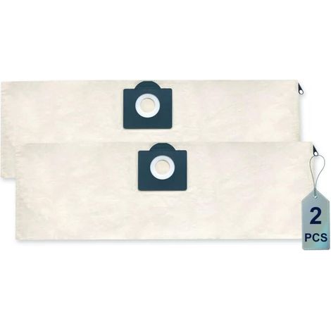 2er-Pack waschbare, wiederverwendbare Staubbeutel aus Stoff für Kärcher WD3, WD 3 Premium, MV3, WD3200, SE4001 (6.959-130.0) Staubsaugerbeutel