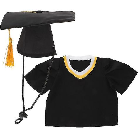1 ensemble de toques et costumes de remise de diplômes pour animaux de compagnie