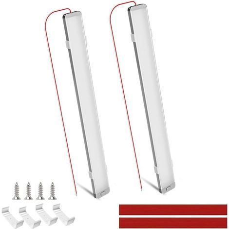Lampe de Camping 12V, 228 LEDs, 10W, 6000K Blanc Pour Voiture, Bus, Caravane, Bateau, RV, Cuisine, Bar, Camion, Tracteur (2 Pièces) (1/5)
