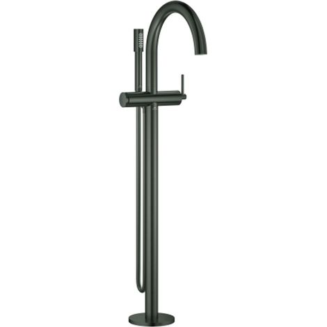 GROHE Grifo de bañera Atrio 24368 FMS Montaje en suelo hard graphite cepillado, 24368AL0