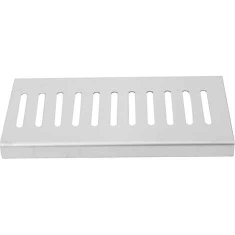 Grille De Douche En Acier Inoxydable 20cm Pour Évacuation De Sol Salle De Bain Cuisine Garage (1/5)