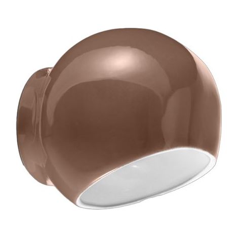 DECO' AYRTON C2553, Lampada a Parete Applique in Ceramica, - Colore: Marrone (1/2)