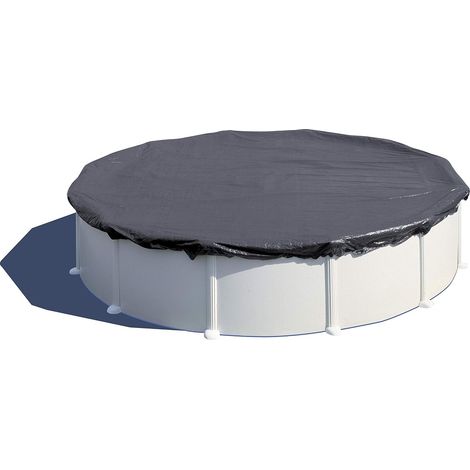 Couverture Hiver 120g/m² polyéthylène résistant Piscine Ronde 300 cm (1/5)