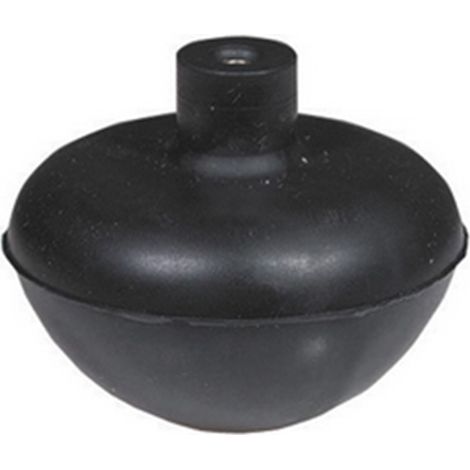 Sfera in gomma con nottolino 64,5X53 per cassetta wc