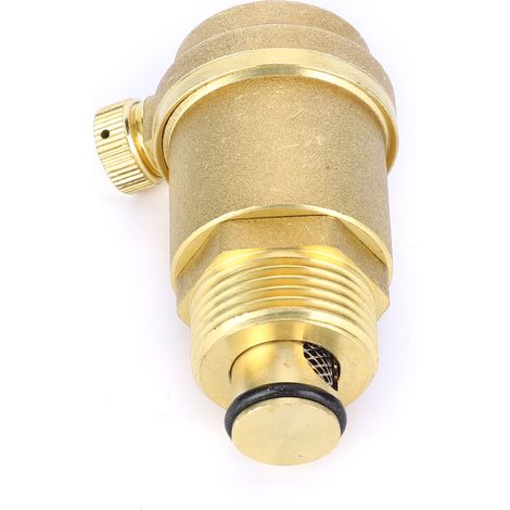 Soupape de purge automatique de climatisation à aiguille, filetage en laiton, 3/4 po (1/5)