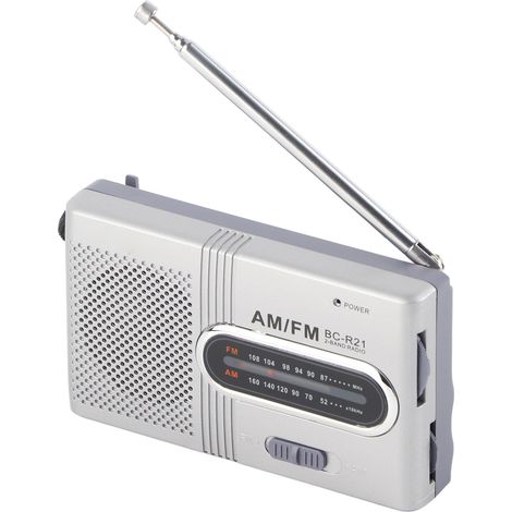 Mini radio stéréo portable universelle AM/FM avec haut-parleurs intégrés et lecteur de musique