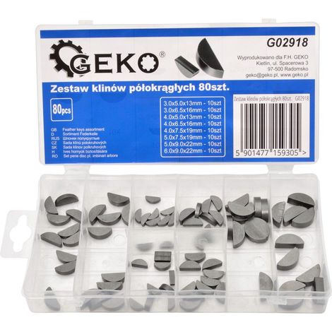 Geko Set d outils automobiles transparent 80 pièces (1/3)