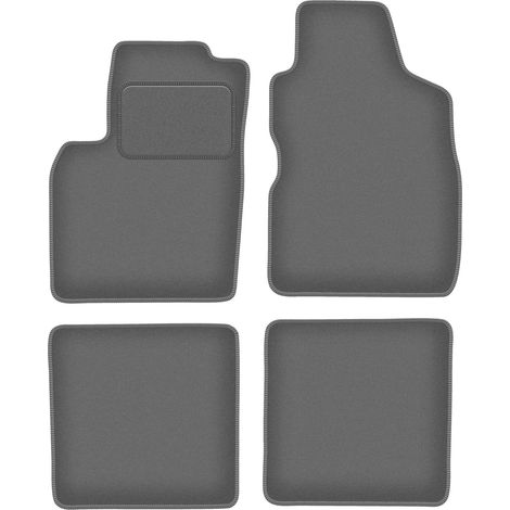 Tappetini auto in velluto grafite per: Fiat Panda II hatchback (2002-2010) (1/5)