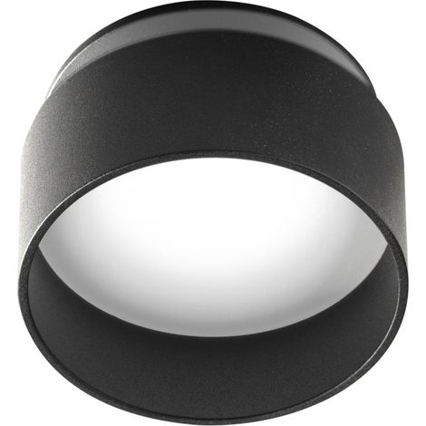Faretto incasso nero gea led gfa1211 gu10 led ip20 alluminio metacrilato lampada soffitto biemissione