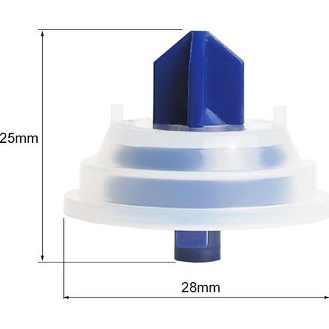 Lot de 3 joints d'arrêt en silicone compatibles Geberit, membranes d'étanchéité pour le robinet d'arrivée d'eau du réservoir de toilettes