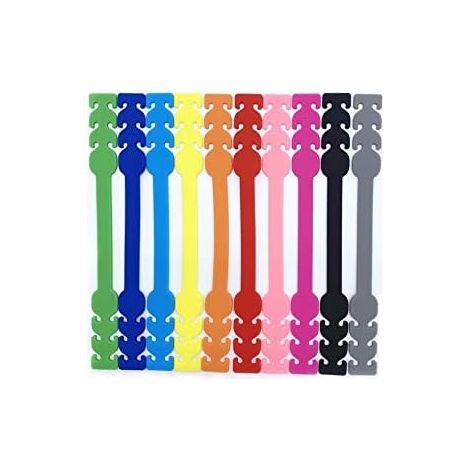 10x SOPORTE EXTENSIÓN DE MASCARILLA CLIP HEBILLA AJUSTABLE COLOREADA
