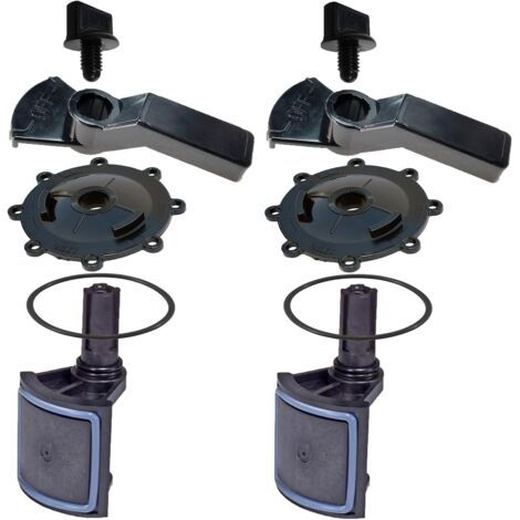 Kit complet de rénovation de vanne de piscine ATIE 2/3 voies, compatible avec les vannes Jandy 2/3 voies 4715, 4716 et 4717 (2 paquet) (1/5)
