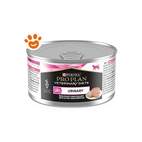 Purina Pro Plan Cat Veterinary Diet UR Urinary Mousse Tacchino - Purina Pro Plan Cat Veterinary Diet UR Urinary Mousse Tacchino - Lattina Da 195 Gr
