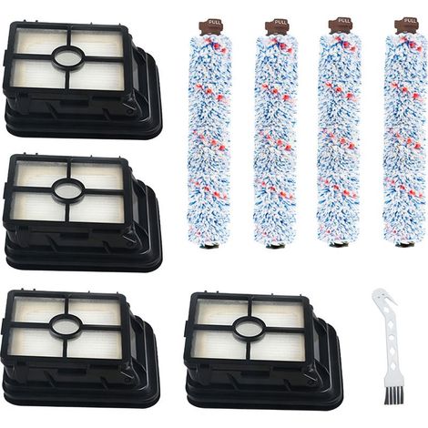 Kit d'accessoires 3 en 1 pour Bissell Crosswave : 4 brosses rotatives et 4 filtres de rechange pour Bissell Crosswave, compatible avec les aspirateurs Bissell Crosswave séries 1785 et 2306 (1/5)