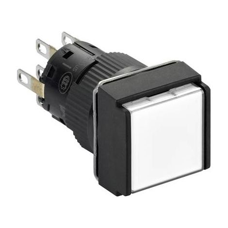 SCHNEIDER ELECTRIC XB6ECF1B2P PULSANTE ILLUMINATO PROMEMORIA 250 V 3 A PROMEMORIA IP65 1 PZ(I)