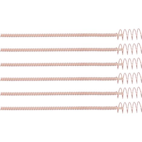 Lot de 6 tiges électroculture jardinage en fil de cuivre 30 cm pour plantes et légumes potager (1/5)