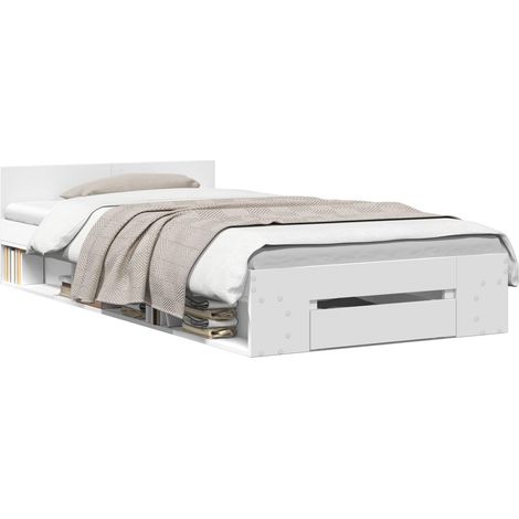 Estructura de cama con almacenamiento Blanco 80 x 200 cm vidaXL (1/5)