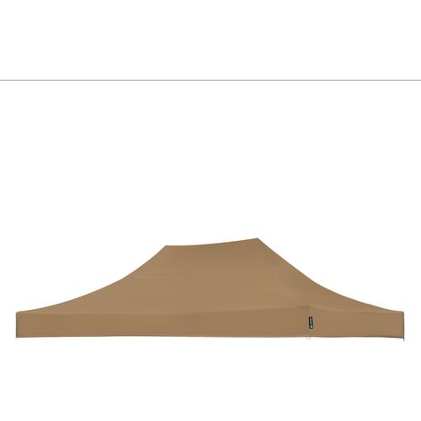 VONROC Toile de toit 3x4,5 m beige pour tente de réception PT502XX étanche 3000 mm UV50+ PT811AA (1/2)