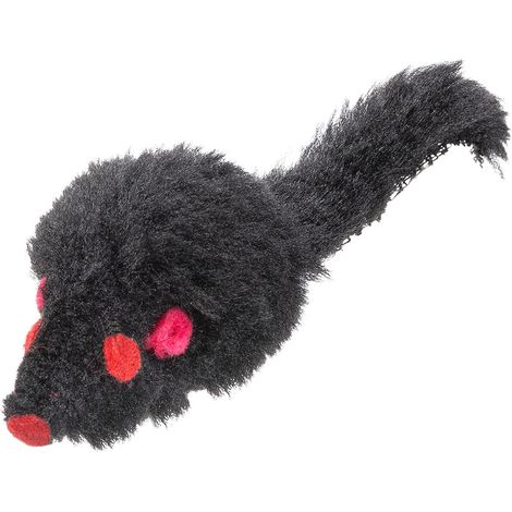Ferplast Gioco PA 5004 Topolino di peluche per gatti . Variante PA 5004 - Misure: 10 cm - Colori misti