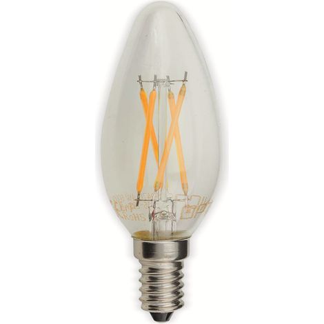 OPTONICA LED-Lampe 1472, E14 EEK F, C35, 4 W, 400 lm, 2700 K