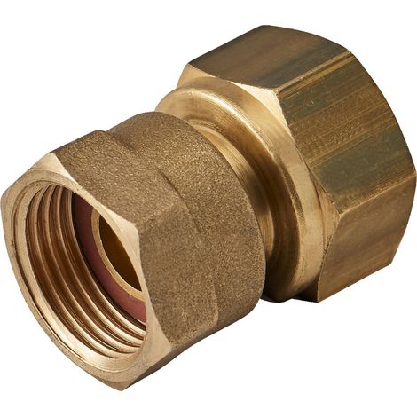 Blanc Habitat – Ecrou gaz NF 20x150 – Femelle 1/2" – Raccord gaz spécial GAZ – Fixation filetée pour plomberie (1/2)