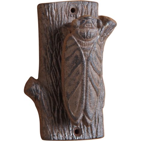 Heurtoir de porte Cigale en fonte