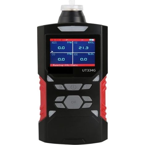 Moniteur de qualité de l'air Détecteur multi-gaz compteur de gaz O2 H2S CO LEL 4 en 1 oxygène sulfure d'hydrogène monoxyde de carbone détecteur de fuite de gaz Combustible Capteur de testeur de détect (1/5)