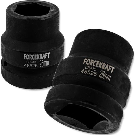 Bussola a impatto FORCEKRAFT da 1" 26 mm a 6 punte
