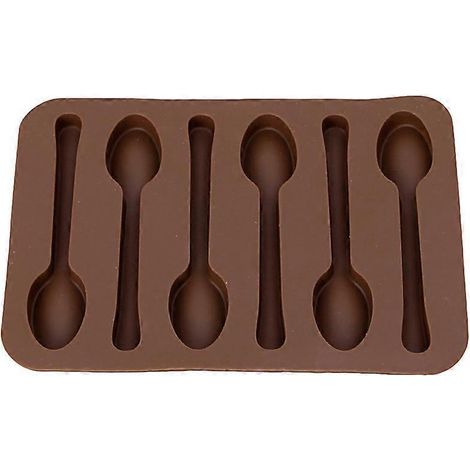 Silikon-Backform mit Löffeldesign für Schokoladenkuchen, Kekse, Süßigkeiten und Gelee