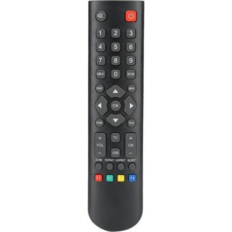 Télécommande Universelle - Pour TV TCL Thomson ERISSON - Modèle RC3000E02 - Noir - 20 x 4,8 x 2 cm - ABS - 2 Piles AAA (1/2)