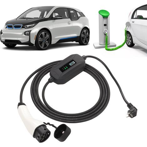 3.6 KW Chargeur EV Type 2 Chargeur de Voiture électrique 16A 5m Câble de Charge pour Voiture électrique Standard IEC 62196-2 Type (1/5)