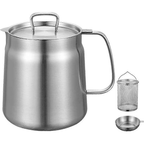 Friteuse multifonctionnelle en acier inoxydable de 2 L (1/5)
