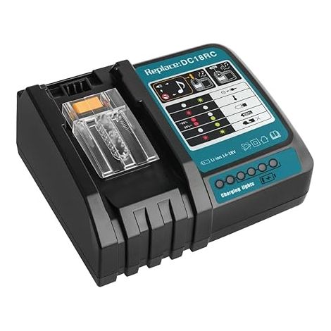 DC18RC Chargeur 14.4V 18V Batterie BL1860B BL1860 BL1850B BL1850 BL1840B BL1840 BL1415 BL1430 (1/5)