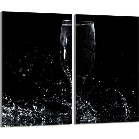 Placa protectora de vidrio para estufa 2x30x52 Vino (1/5)