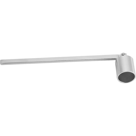 Lot de 2 Coupe-mèche de Bougie en Acier Inoxydable, Éteignoir Tube Droit, Accessoire de Finition avec Couvercle, Outil à Main pour Chandelles (1/2)