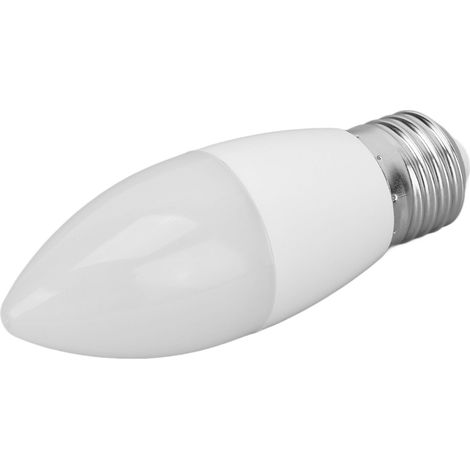 Ampoule LED C37 5W 450LM 5000K Blanc Froid pour Plafonnier Ventilateur, Protection des Yeux, Lumière Vive Salon 100‑240V