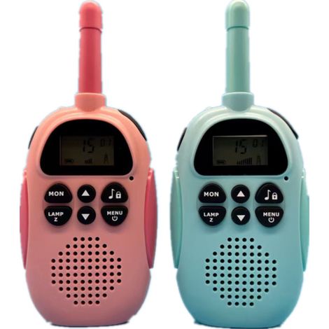 Lot de 2 talkies-walkies pour enfants, rechargeables, 16 canaux R-AquaForge (1/5)