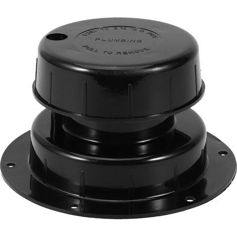 Bouchon Polyvalent de Noir Plomberie Plastique D évent en pour Design et Installation Facile Accessoire Camping Car Extérieur pour (1/5)
