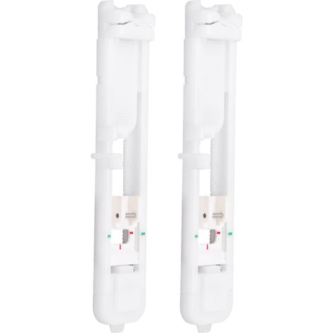 Pied-de-biche pour boutonnière en deux parties, pied-de-biche en plastique léger et pratique pour machine à coudre, type domestique.