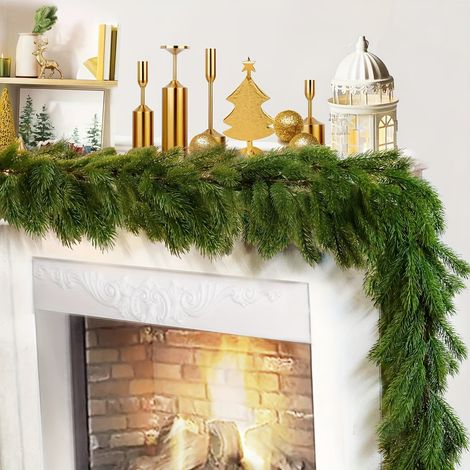 Guirlande De Noël - Guirlande En Pin Artificiel 200 Cm - Pour Décoration Intérieure Extérieure - 1 Pièce (1/5)