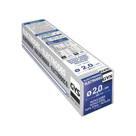 Schweißelektroden 2,0 mm Stahl 355 Stück-Packung Karton