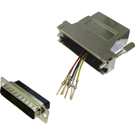 BKL Electronic 10121129 Adaptateur SUB-D mâle 25 pôles - RJ12 femelle 1 pc(s) Single