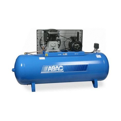 Abac – Compresseur d'air 500 litres 15 bar – Moteur 5,5 CV marche lente – Débit 40 m3/h pour applications professionnelles