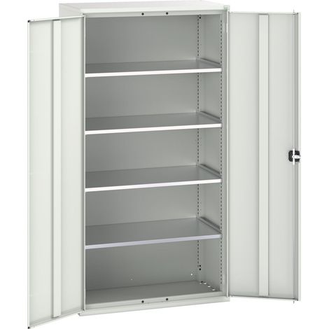 Bott 16926267.16 Verso 4 Shelf Cupboard 1050mm Light Grey BOT169262676