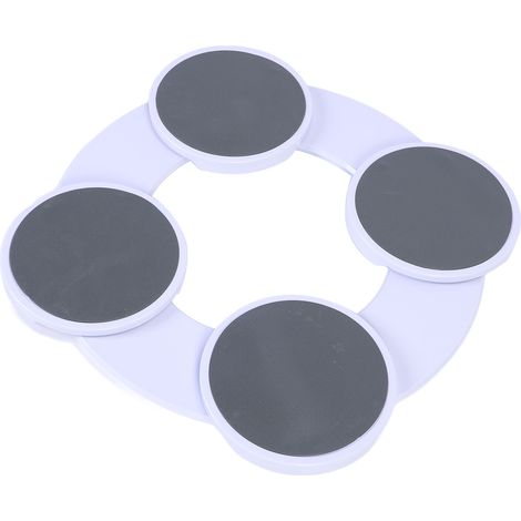 Plateau tournant rond extensible à 4 pièces pour tables rectangulaires et tables de salle à manger, plateau tournant manuel à disque rotatif (1/5)