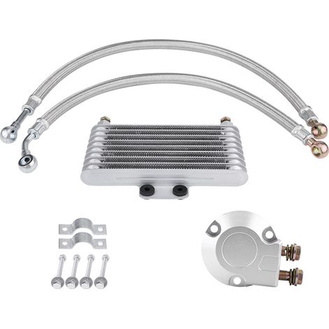 Kit de refroidissement d'huile moteur moto pour Suzuki EN GN GSX, radiateur horizontal 125ml (1/5)
