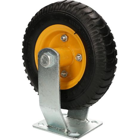 KOTARBAU Roue pneumatique 20 x 25 cm sur jante en acier pour chariot de roulement. (1/5)